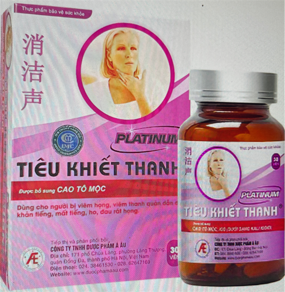 Tiêu khiết thanh Platinum (Lọ 30 viên) - NPP Á Âu