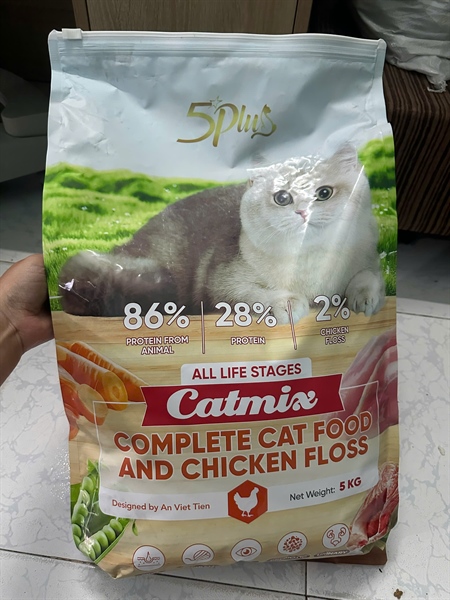 Hạt chiết cho mèo Catmix có ruốc