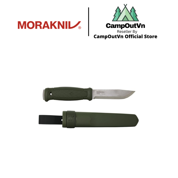 MORAKNIV Garberg w/PS (S) - Green Dụng Cụ Cắt Gọt-Làm Bếp, Cắm Trại Cao Cấp Thép Thụy Điển Không Gỉ