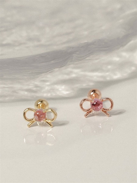 14K Sweet ribbon piercing