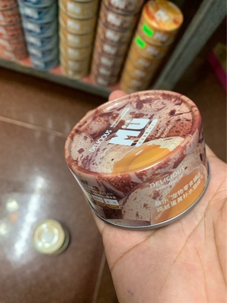 Pate muler vị thịt gà xé và lòng đỏ trứng 80g