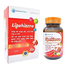 Vien uong Lipohierro hop 30 vien