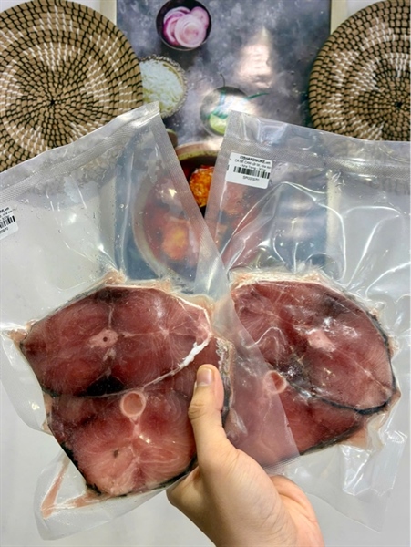 CÁ BÈ CAM cắt lát, rửa sạch