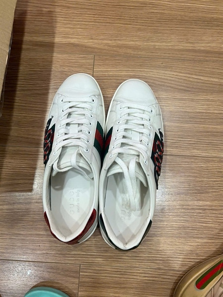 Giày GG trắng in hình rắn sz40 KG+