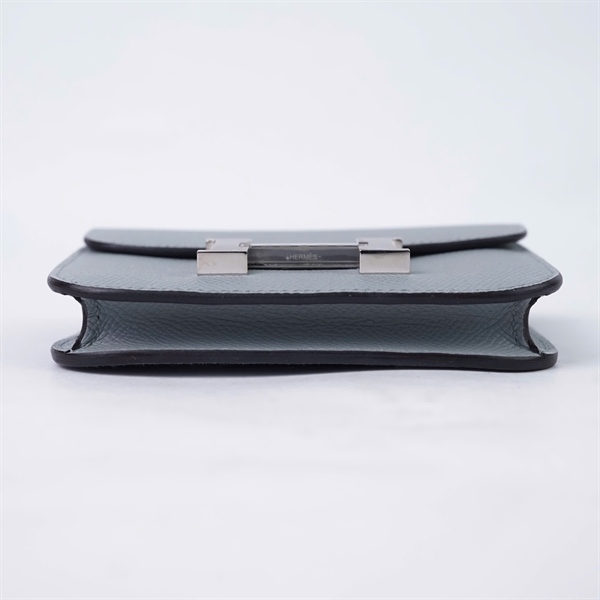 Ví Hermes xanh kèm ví nhỏ stamp K (A-T) KG+