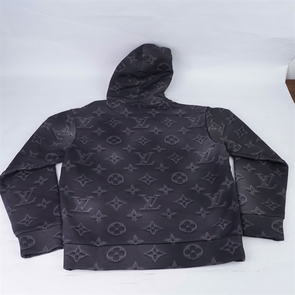 Áo khoác LV hoodie hoa đen (PN) KG+