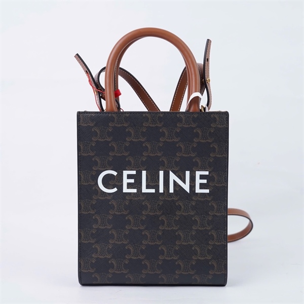 Túi Celine Tote nâu sz17 (A-T) KG+