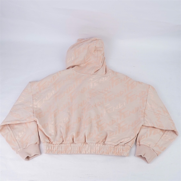 Áo khoác Fendi hoodie hồng (PN) KG+