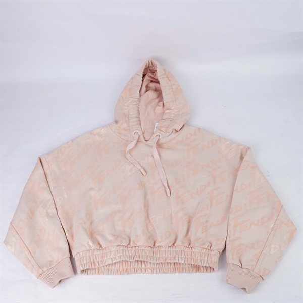 Áo khoác Fendi hoodie hồng (PN) KG+