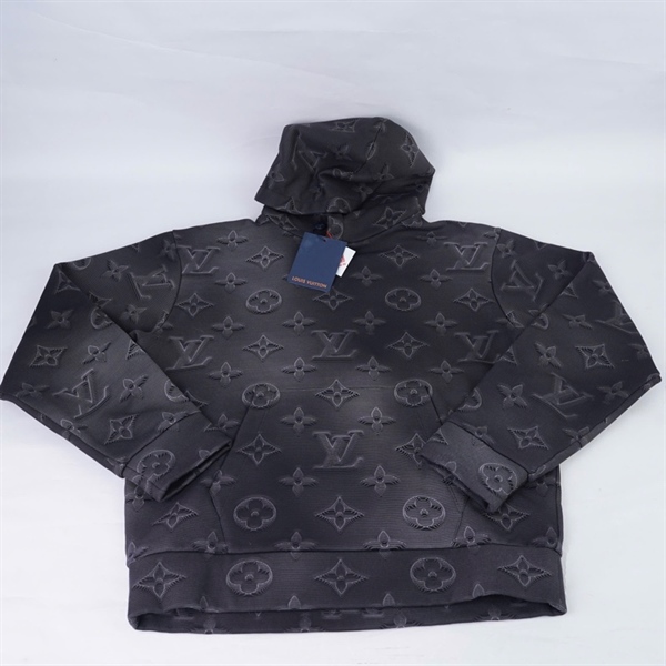 Áo khoác LV hoodie hoa đen (PN) KG+