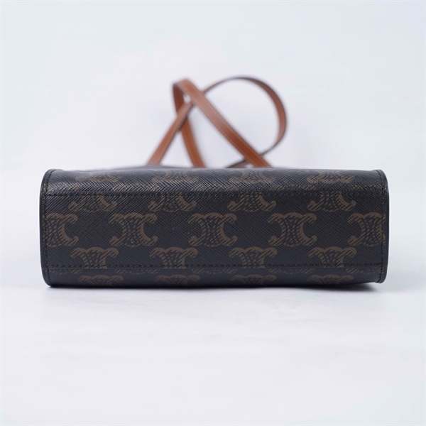 Túi Celine Tote nâu sz17 (A-T) KG+