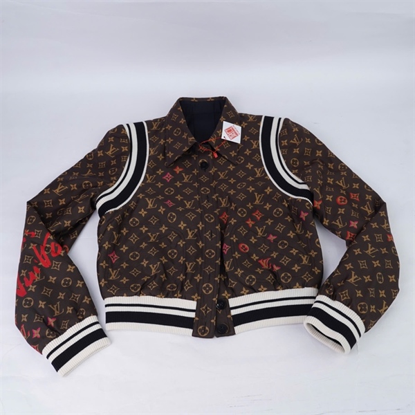 Áo khoác LV hoa nâu (PN) KG+