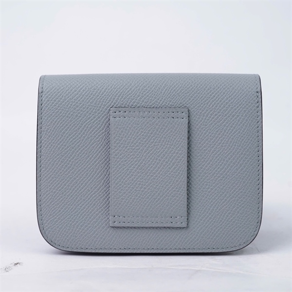 Ví Hermes xanh kèm ví nhỏ stamp K (A-T) KG+