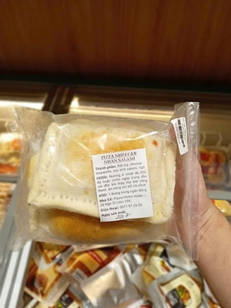 Pizza nhân nhồi túi 2 bánh - PZ00002