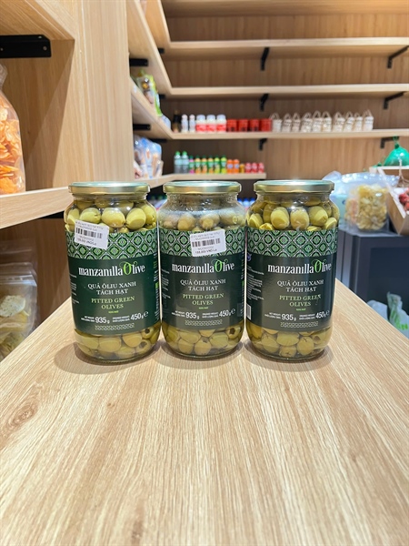 Quả oliu xanh tách hạt 935gr - MUOI00002