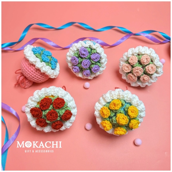 Bó hoa mini handmade