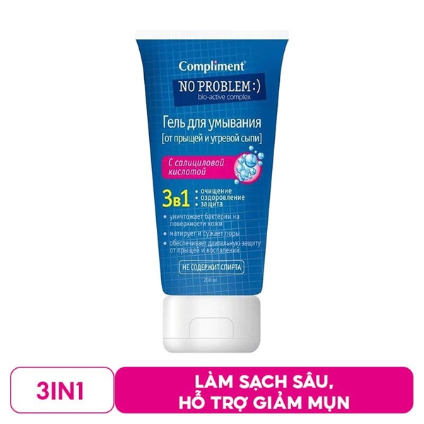 (VAT) Sữa rửa mặt Compliment Salicylic acid - 3in1