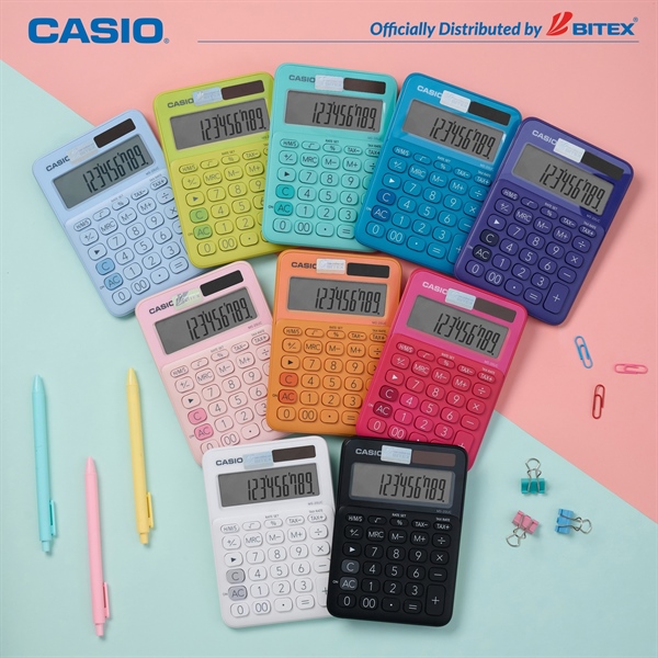 Máy tính Casio MS-20UC 12 Số Nhiều Phím
