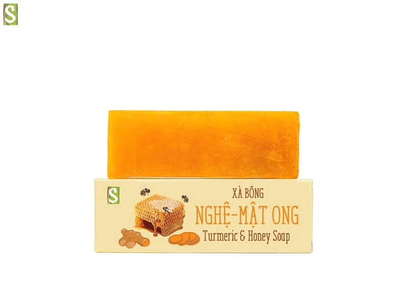 Xà bông Nghệ - Mật Ong - Turmeric & Honey Soap 55g