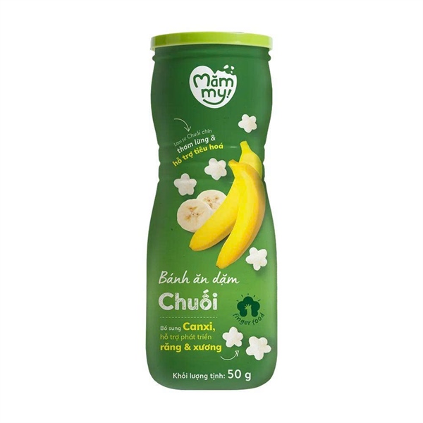 Bánh ăn dặm Mămmy hũ cao vị chuối 6M+