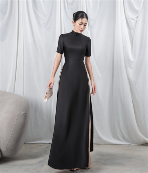 Áo Dài Vân Phỉ Đen