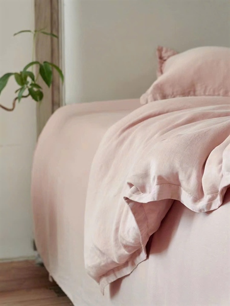 Bộ ga trơn Tencel mài viền rộng (4 màu) - ZH02.01