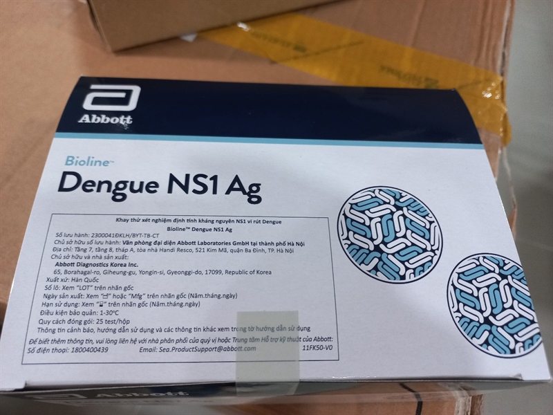 Bioline Dengue NS1 Ag (Hộp 25 test) - Abbott / Hàn Quốc