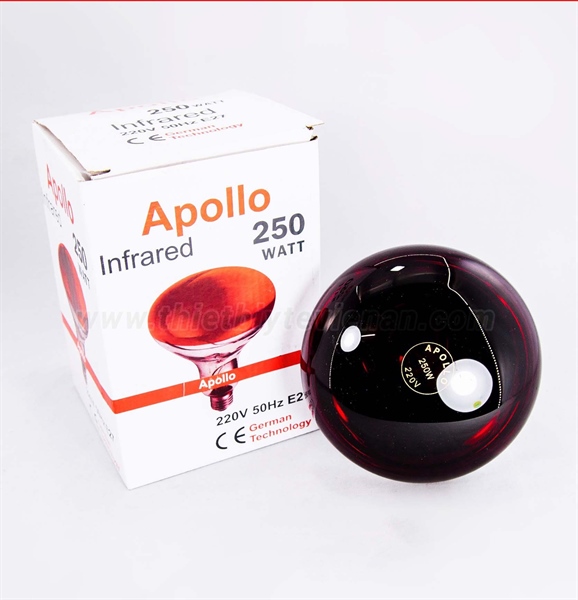 Bóng đèn hồng ngoại Apollo 250 watt - China