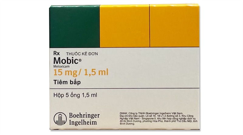 Mobic 15mg/1,5ml (H*5ống) - Tây Ban Nha