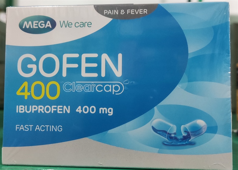 GOFEN 400 CLEARCAP 400MG (Hộp * 5 vỉ * 10 viên) - MegaLife