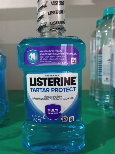 Nước súc miệng Listerine Tartar Protect 250ml - Thái Lan