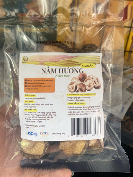 Nấm hương OCOP 50gr