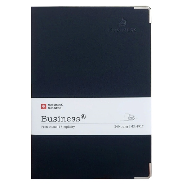 Sổ bìa da 240 trang size lớn Hải Tiến Business 6 MS-4917