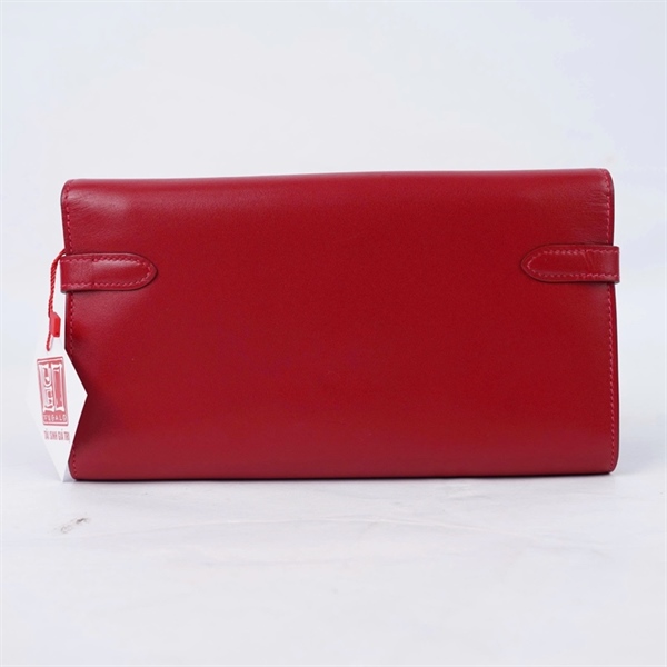 Ví Hermes Kelly đỏ stamp A (BQ) KG+