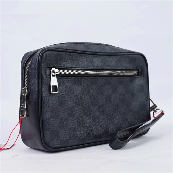 Túi LV Clutch ô vuông đen sz24 (BQ) KG+