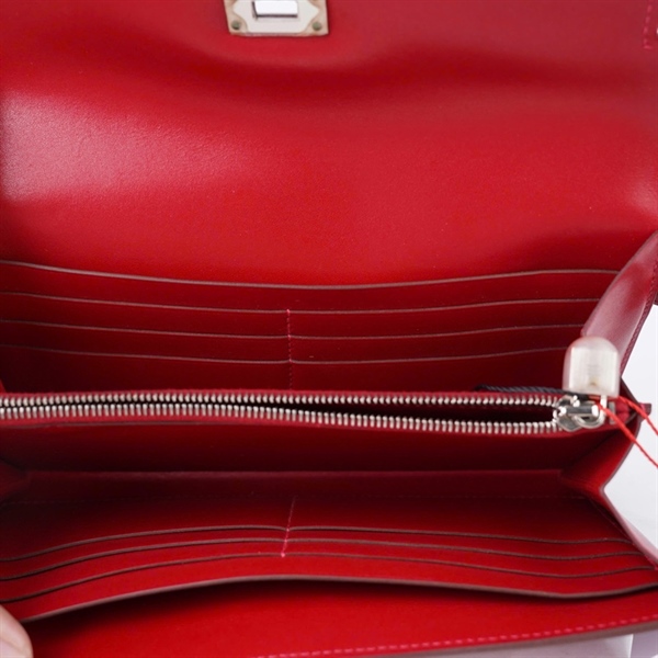 Ví Hermes Kelly đỏ stamp A (BQ) KG+