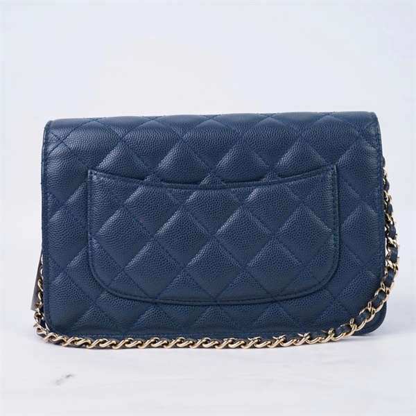 Túi Chanel Woc xanh (22999664) sz19 (BQ) KG+