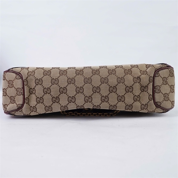 Túi GG kẹp nách nâu phối đỏ kèm lót form (114915-21z3317) s32 (HN) KG+