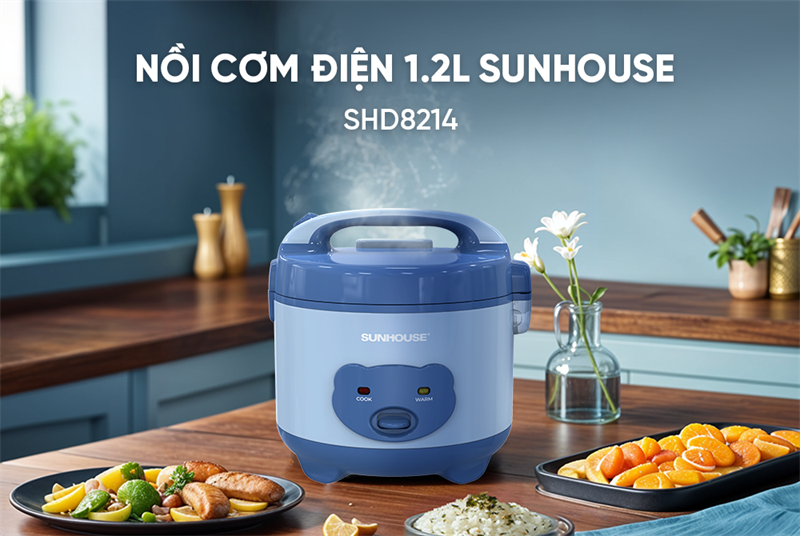 Nồi cơm Sunhouse 1,2L SHD8214