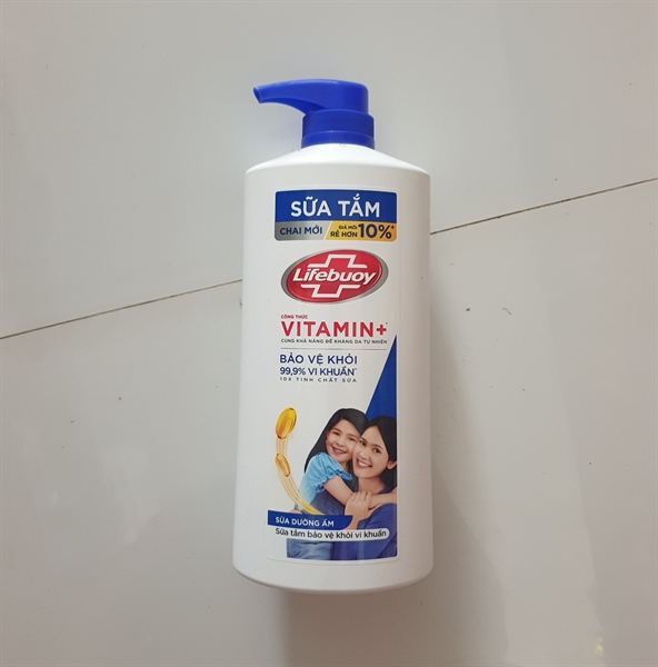 Sữa tắm Lifebuoy 800G xanh