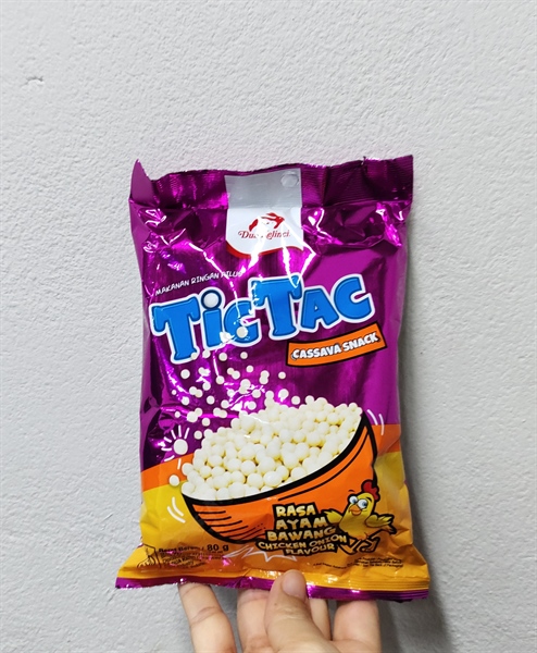 TicTac snack khoai mì vị gà hành 80g - Snack
