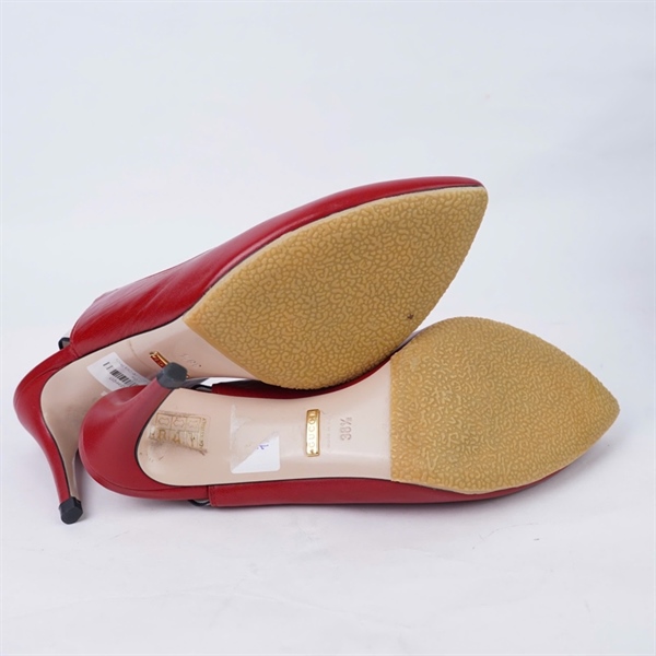 Giày GG đỏ sz38,5 cao 9cm (HN) KG+