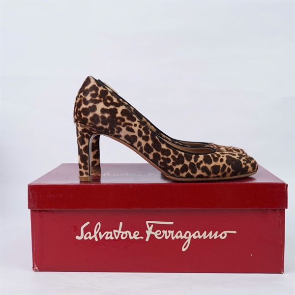 Giày Salvatore da beo sz7 (UK) cao 7cm (HN) KG+