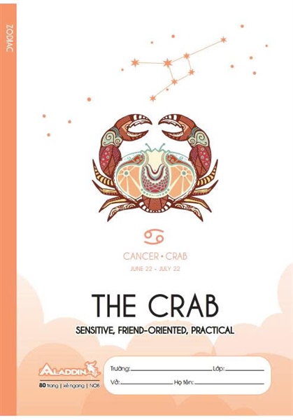 Vỏ kẻ ngang Zodiac Bến Nghé 80 Trang