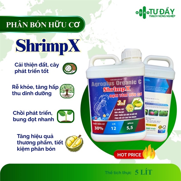 ĐẠM TÔM HỮU CƠ SHRIMPX