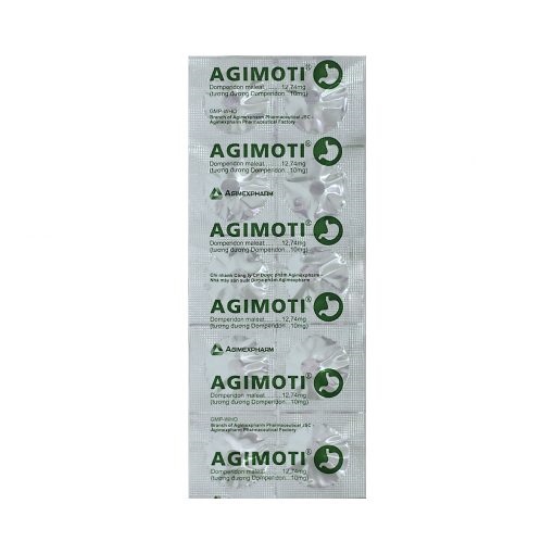 Thuốc AGIMOTI 10g điều trị triệu chứng nôn và buồn nôn (Hộp 10 vỉ x 10 viên) - Agimexpharm 3