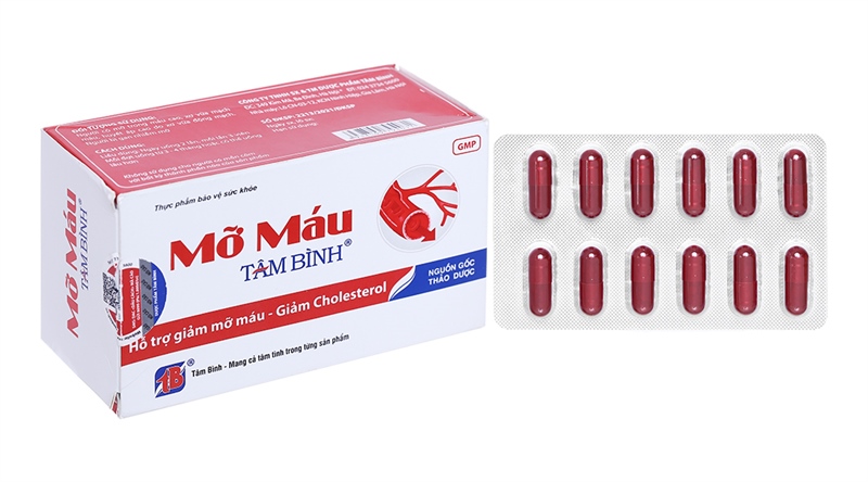 Mỡ máu Tâm Bình (H*5vỉ*12viên) - Tâm Bình