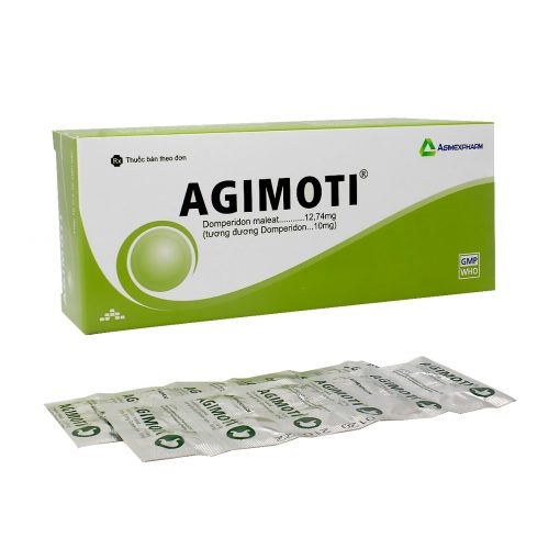 Thuốc AGIMOTI 10g điều trị triệu chứng nôn và buồn nôn (Hộp 10 vỉ x 10 viên) - Agimexpharm