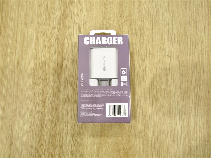 Củ sạc nhanh Master U80 TypeC