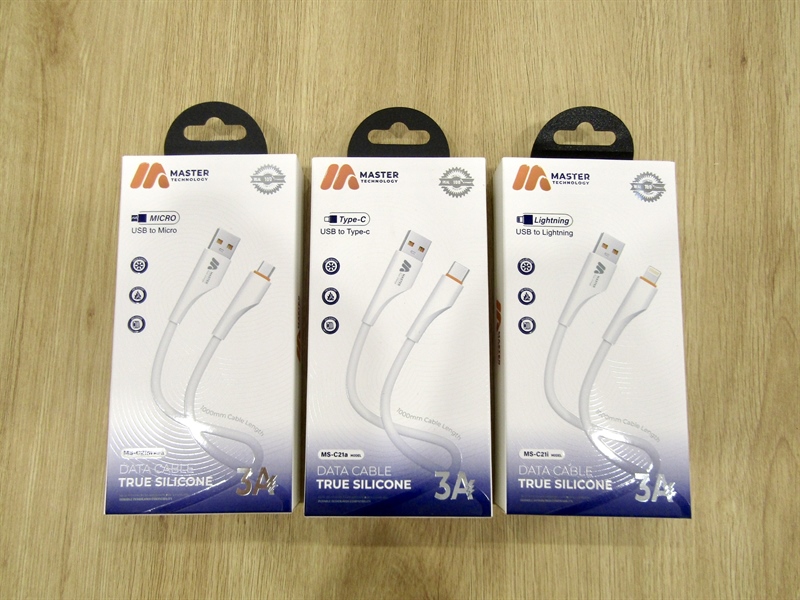 Dây cáp sạc điện thoại Master (Chuẩn USB-Lighting MS-C21i)